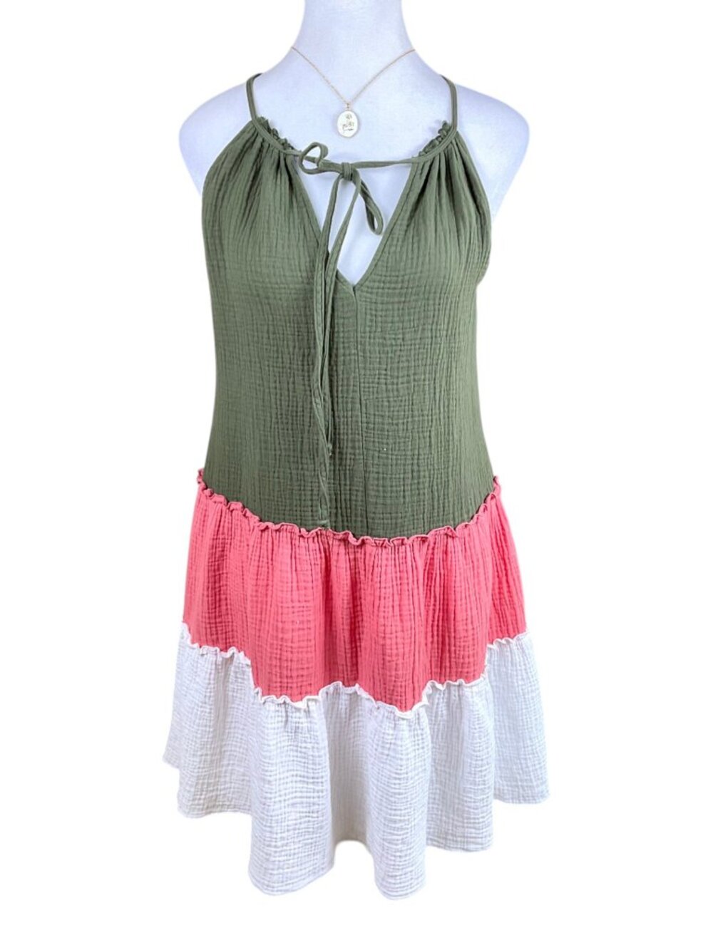 Drew Dress Cotton Gauze Sundress Multi (XS)